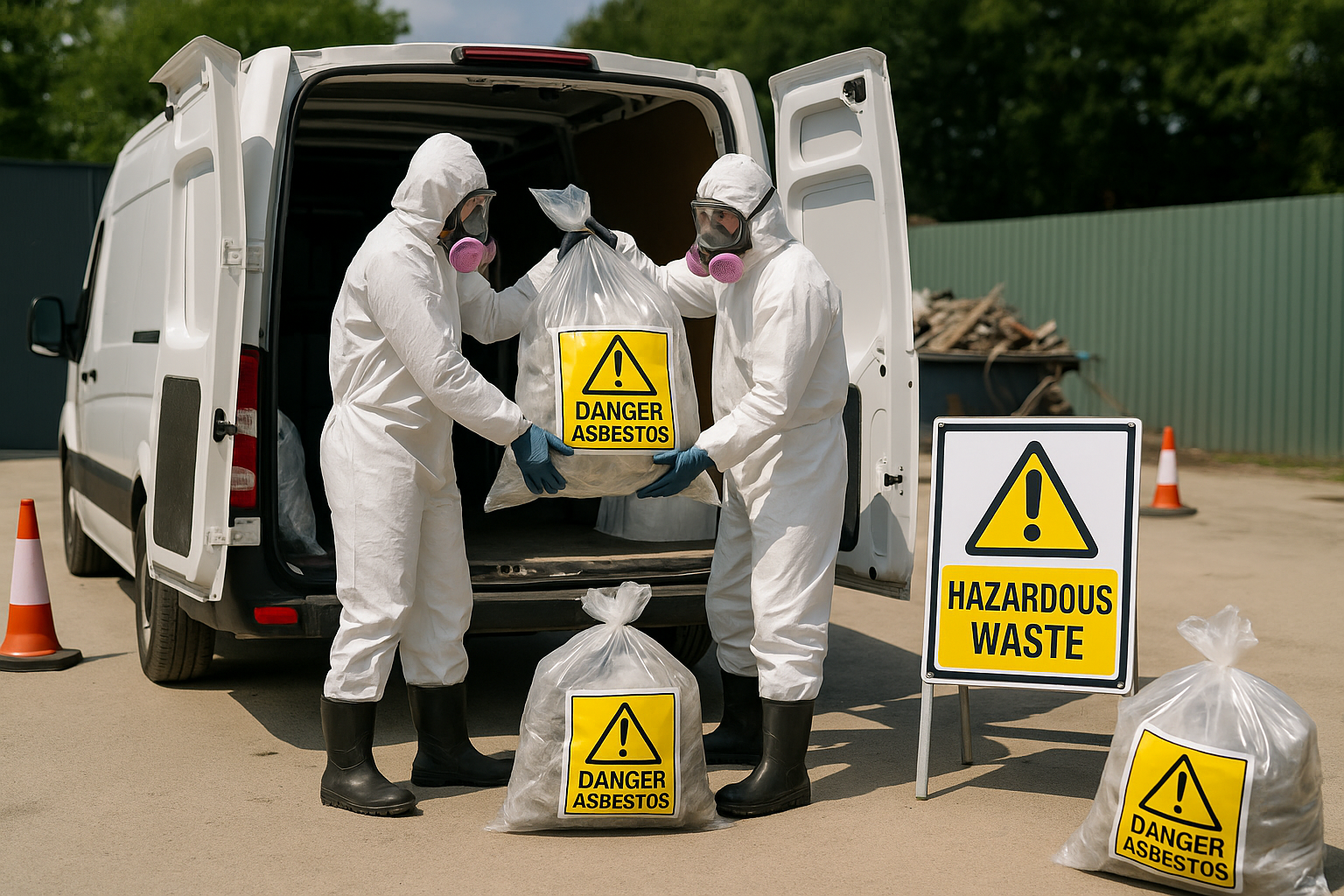 Asbestos safety survey in Leatherhead buildings