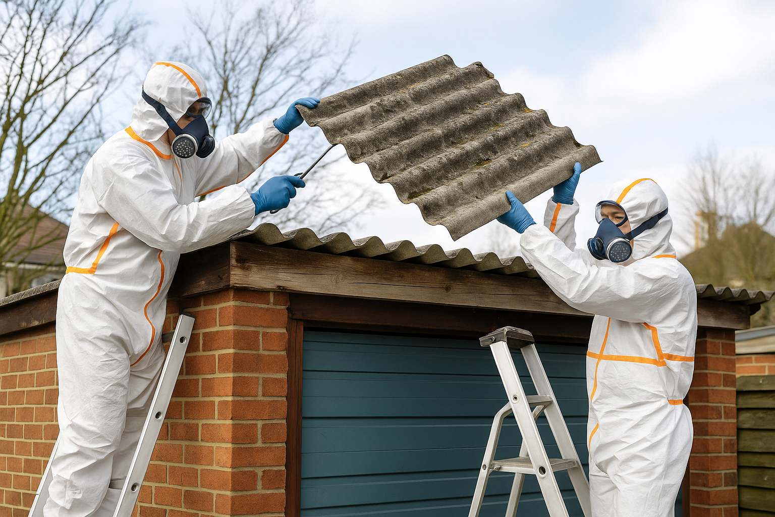 Home asbestos safety survey in Leatherhead
